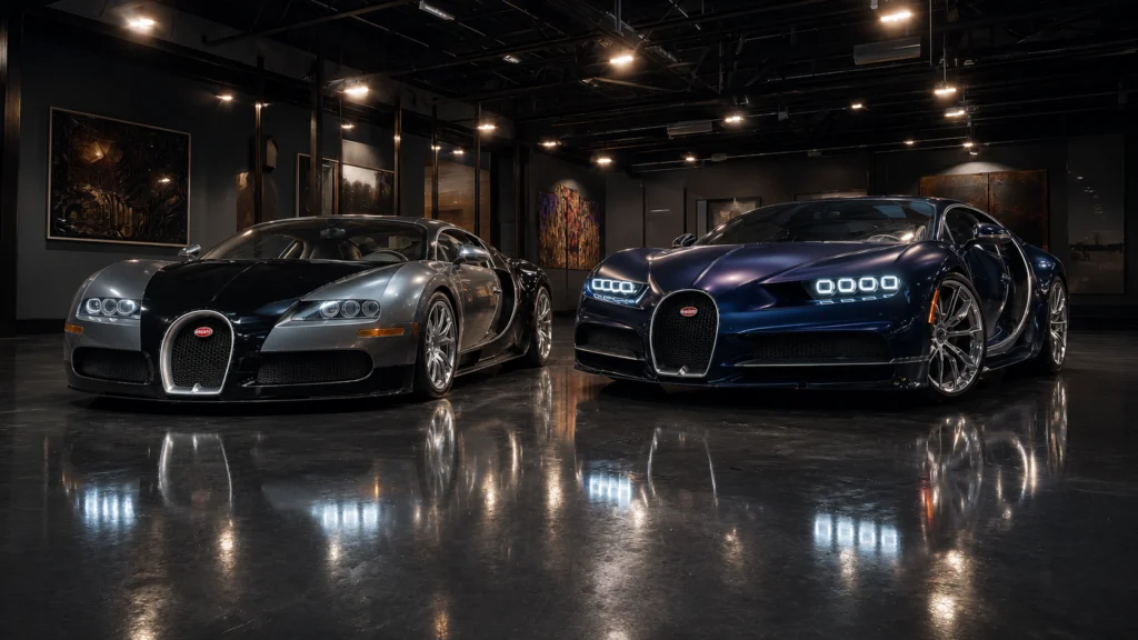 Bugatti Veyron vs Bugatti Chiron: 15 Years of Hypercar Evolution on the Autobahn
