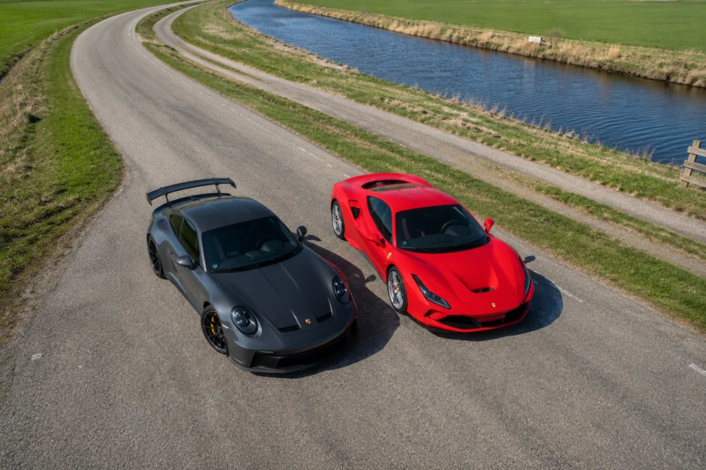 Porsche 911 GT3 vs Ferrari F8 Tributo: Naturally Aspirated vs Turbo