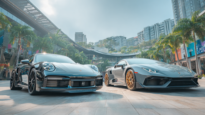 porsche911turbos-vs-lamborghinihuracanevo-veloxtrend-llc