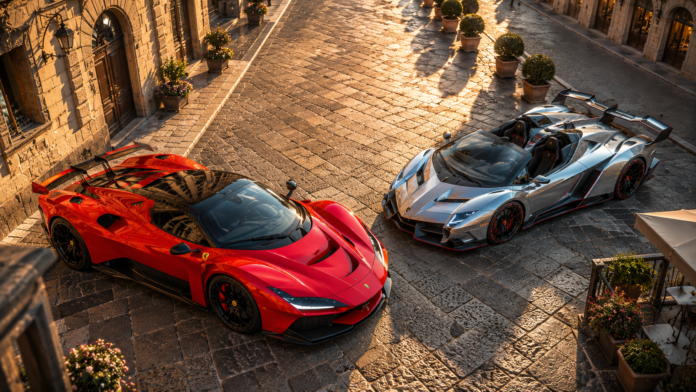 ferrari-f80-vs-lamborghini-veneno-veloxtrend-llc