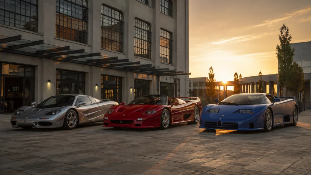 The 1990s Supercar Wars: McLaren F1, Ferrari F50, and Bugatti EB110